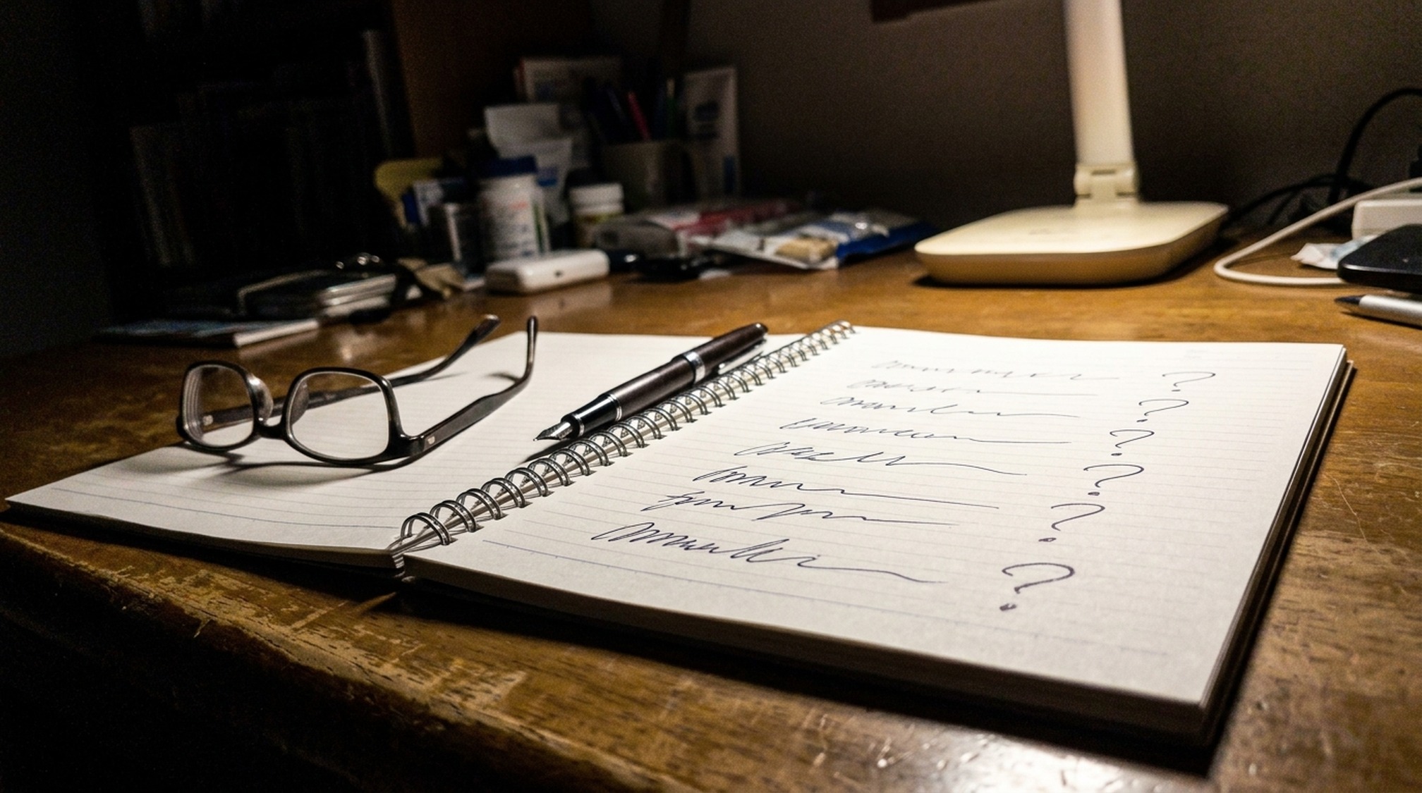 ラブアンの評判に関する疑問を書き出したノート