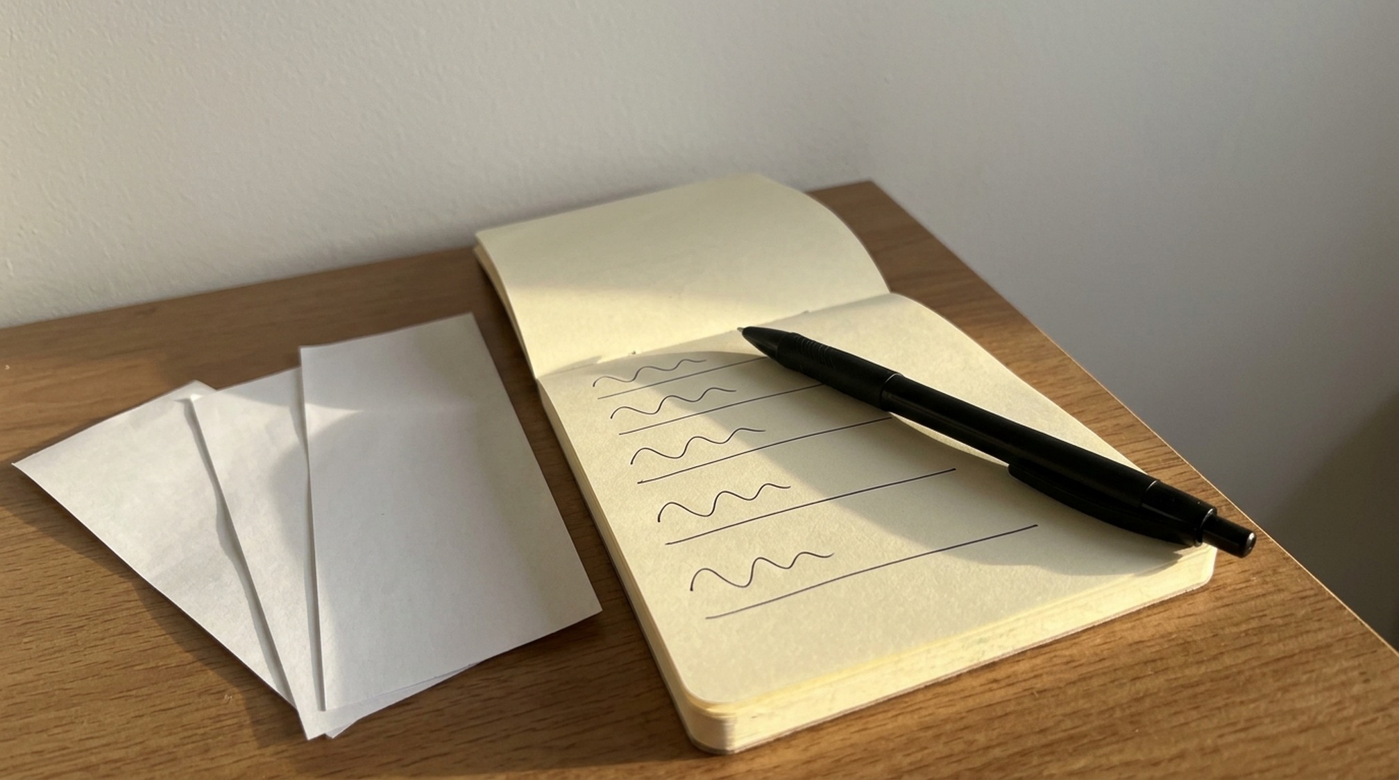 ペイターズの口コミから月の出費を書き出したメモとレシート