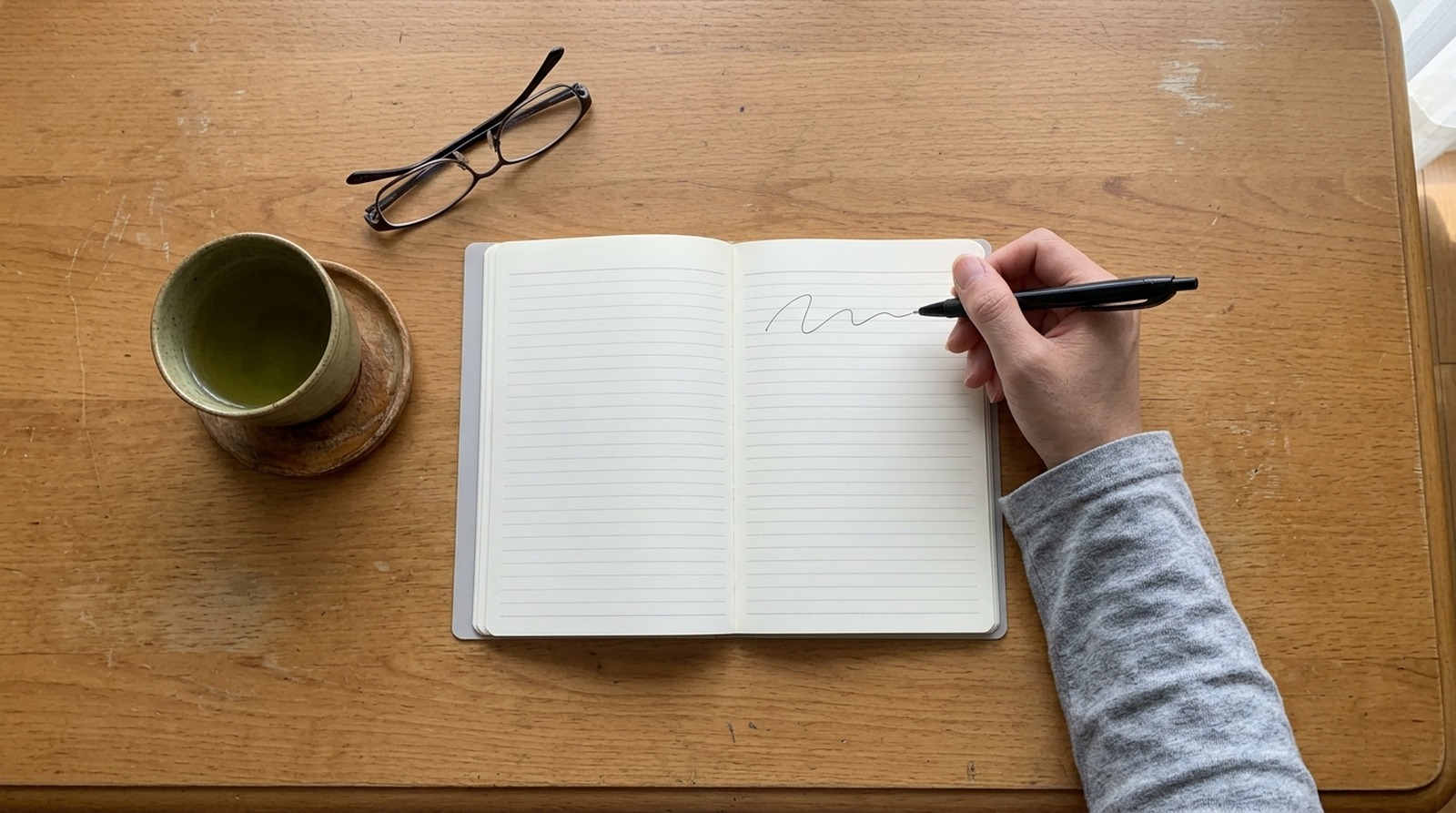 既婚者がパパ活アプリを使うか結論を書き出す朝のテーブル