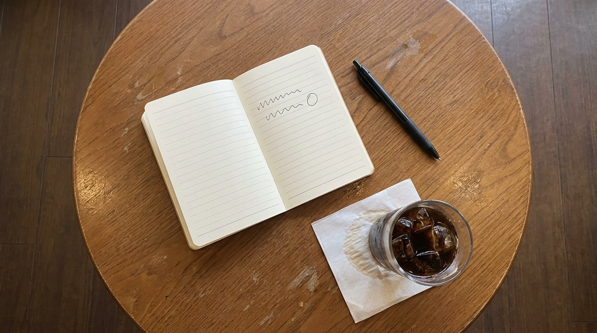 シュガーダディとペイターズの比較で残った疑問を書き出したカフェのノート